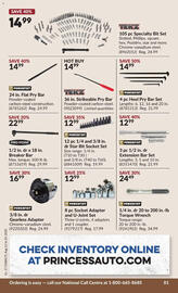 Princess Auto flyer Page 85