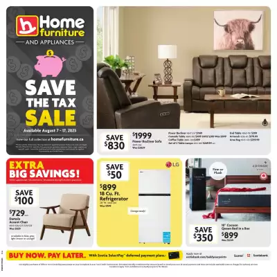 Home Furniture flyer (valid until 13-08)