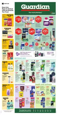 Guardian Pharmacy flyer (valid until 13-08)