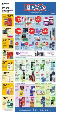 IDA Pharmacy flyer (valid until 13-08)