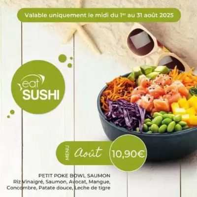 Catalogue Eat Sushi (valable jusqu'au 31-08)