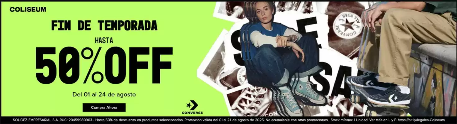 Catálogo Converse (válido hasta 24-08)