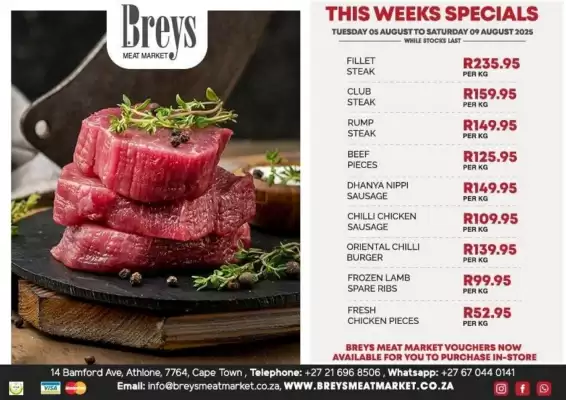 Breys Meat Market catalogue (valid until 9-08)