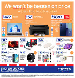 Officeworks catalogue Page 1