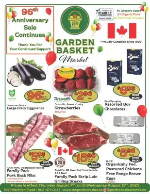 The Garden Basket flyer (valid until 13-08)