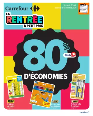 Catalogue Carrefour (valable jusqu'au 1-09)