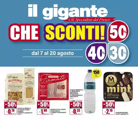 Volantino Il Gigante (valido fino al 20-08)