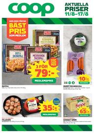 Coop reklamblad vecka 33 Sida 1