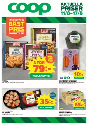 Coop reklamblad (giltig till och med 17-08)