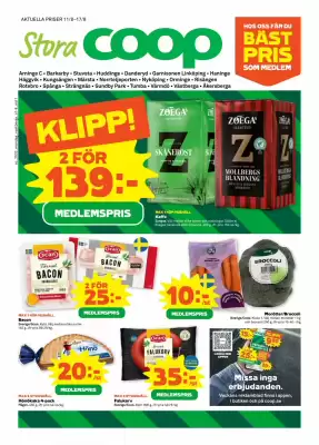 Stora Coop reklamblad (giltig till och med 17-08)