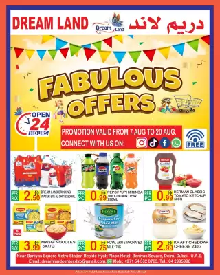 Dream Land Center catalogue (valid until 20-08)