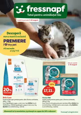 Catalog Fressnapf (valid până la 20-08)