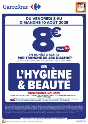 Catalogue Carrefour (valable jusqu'au 10-08)