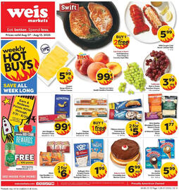 Weis Markets Weekly Ad week 32 Page 1