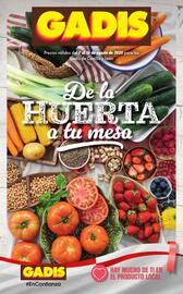 Folleto Gadis | De la Huerta a tu Mesa Página 1
