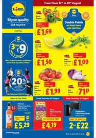 Lidl leaflet week 33 Page 1