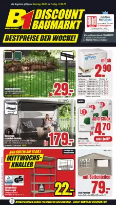 B1 Discount Baumarkt Prospekt (gültig bis 15-08)