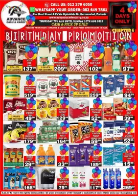 Advance Cash n Carry catalogue