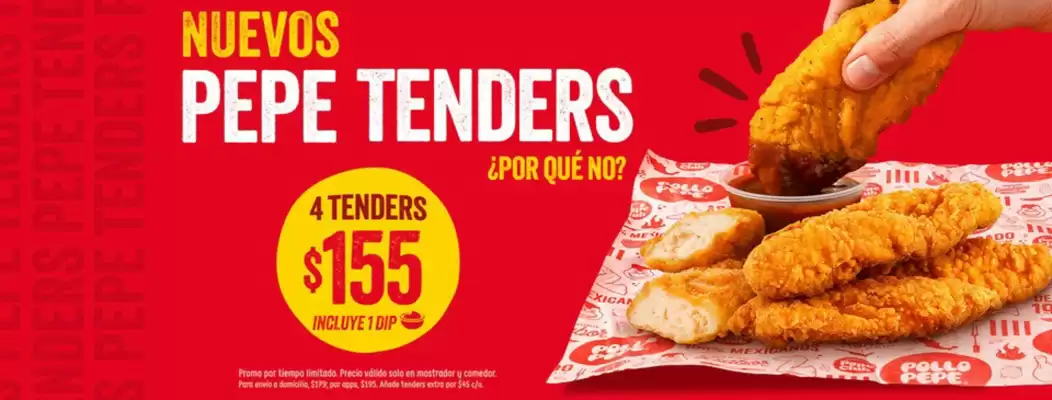 Catálogo El Pollo Pepe (válido hasta 31-08)