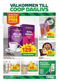 Coop Daglivs reklamblad vecka 33 Sida 1