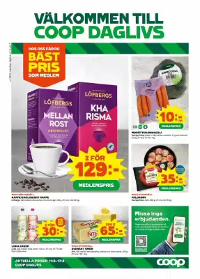 Coop Daglivs reklamblad