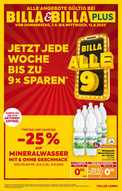 Billa Flugblatt woche 32 Seite 1