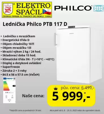 Elektro Spáčil leták (platné do 20-08)