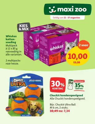 Maxi Zoo folder (geldig t/m 17-08)