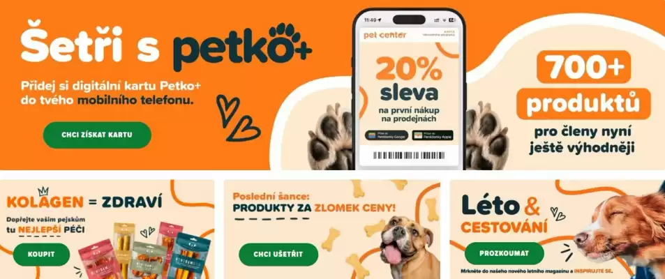 Pet Center leták (platné do 14-08)