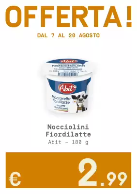 Volantino Borello Supermercati (valido fino al 20-08)