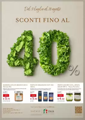 Volantino Eataly (valido fino al 20-08)