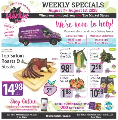 The Market Stores flyer (valid until 13-08)