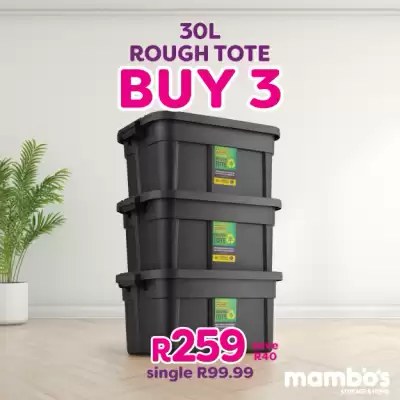 Mambo's Plastics Warehouse catalogue (valid until 20-08)