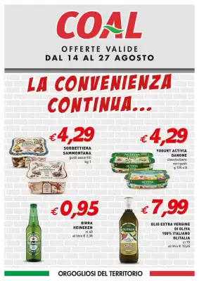 Volantino Supermercato Coal (valido fino al 27-08)