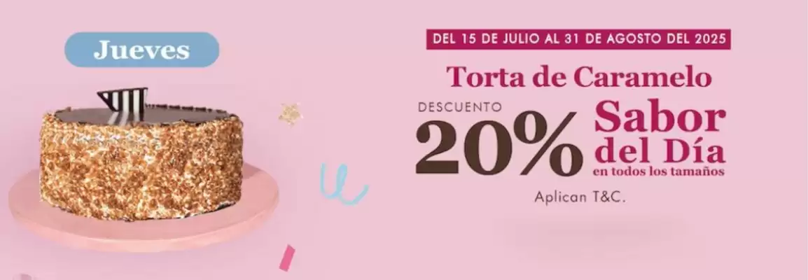 Catálogo Repostería Deli (válido hasta 31-08)