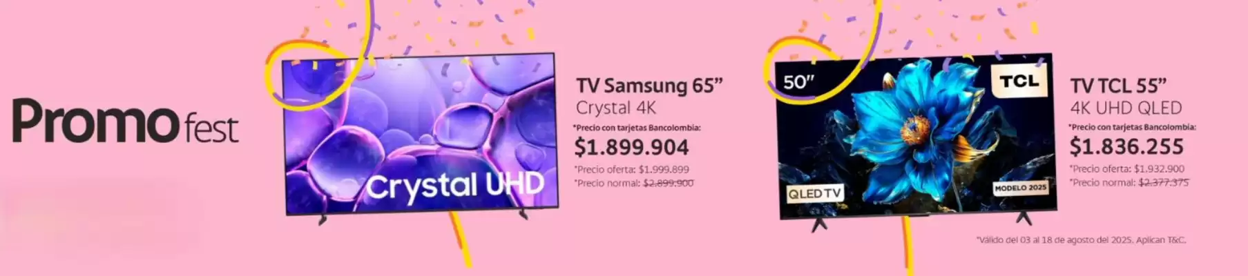 Catálogo Bancolombia (válido hasta 18-08)