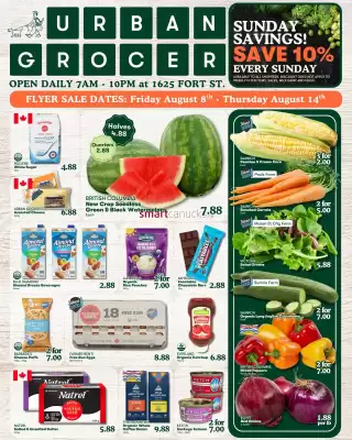 Urban Grocer flyer (valid until 14-08)