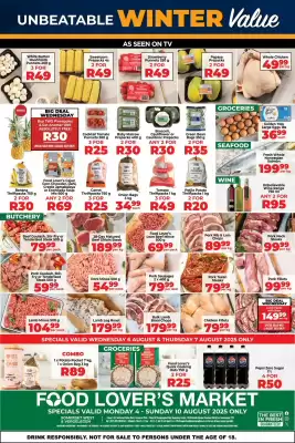 Food Lover's Market catalogue (valid until 10-08)
