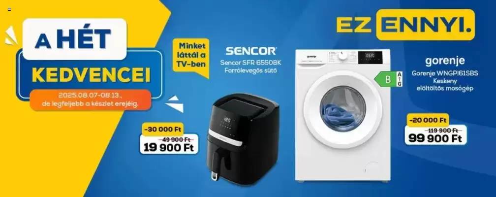 Euronics akciós újság (érvényes eddig: 13-08)