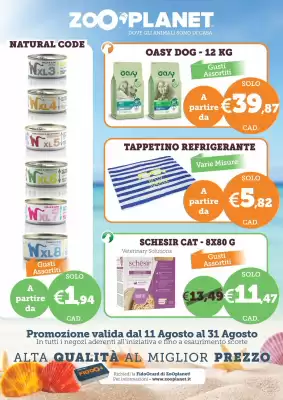 Volantino ZooPlanet (valido fino al 31-08)
