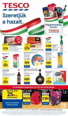 Tesco akciós újság (érvényes eddig: 20-08)