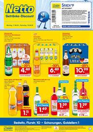 Netto Getränke Discount Prospekt woche 33 Seite 1