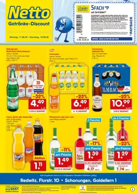Netto Getränke Discount Prospekt (gültig bis 16-08)