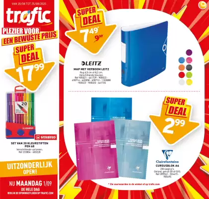 Trafic folder (geldig t/m 25-08)