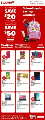 Staples flyer