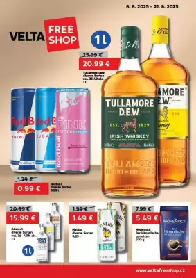 VELTA Free Shop Prospekt (gültig bis 21-08)