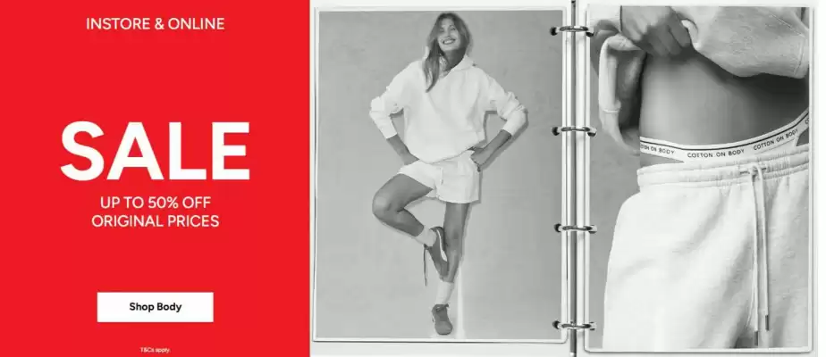 Cotton On Body catalogue (valid until 24-08)