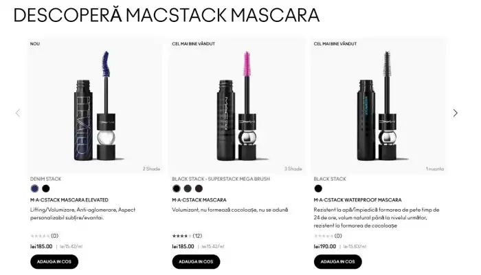 Catalog MAC Cosmetics (valid până la 19-08)