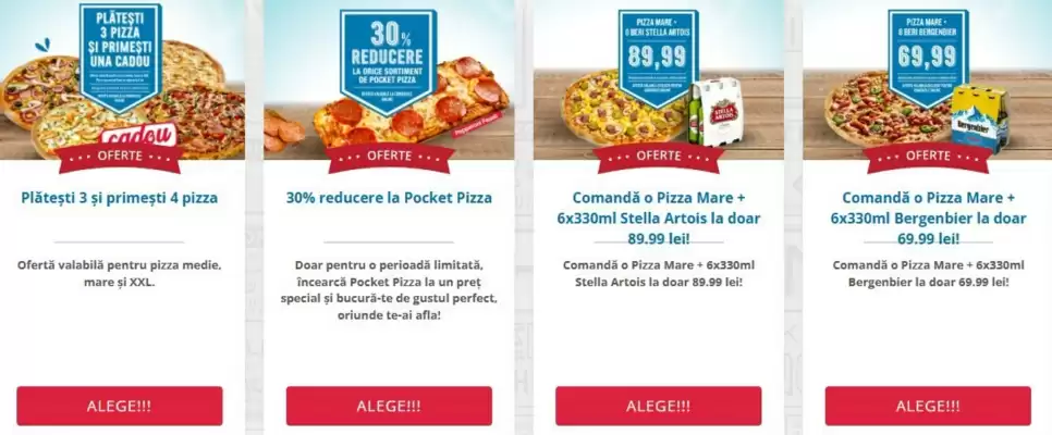 Catalog Domino's Pizza (valid până la 14-08)