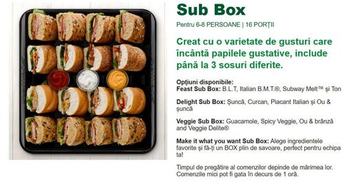 Catalog Subway Pagină 2